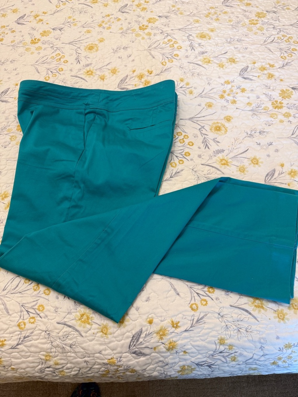 Teal Women’s Pants - Classic Straight Fit-Sz 12